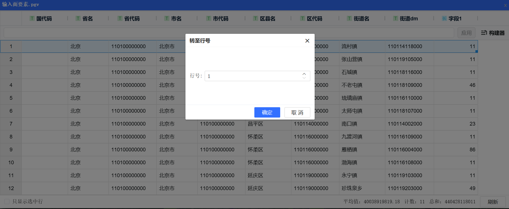转至行号