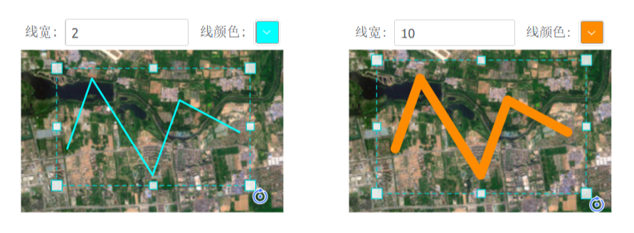 线宽和颜色